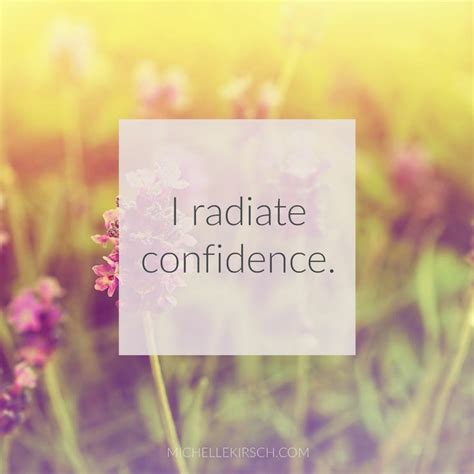 I Radiate Confidence Daily Meditation Quick Meditation Affirmations