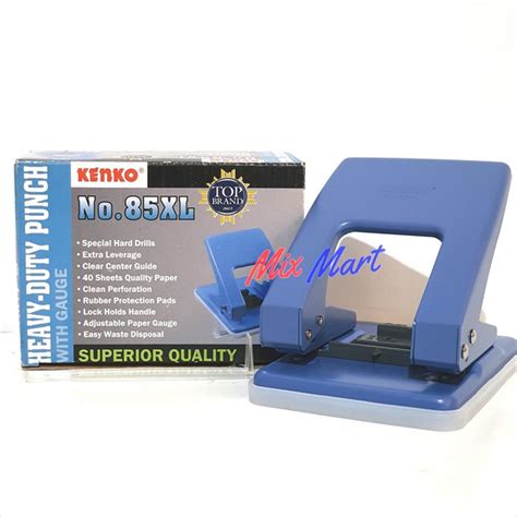 Punch Kenko Xl Perforator Pembolong Kertas Besar Lubang