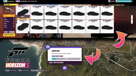 Forza Horizon All Barn Find Locations Fh Barn Find Locations