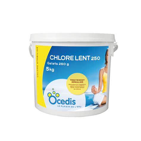 CHLORE LENT POUDRE 90 OCEDIS 5KG Dr Piscines