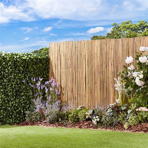 Waltons Thick Natural Bamboo Fencing Screening Garden Gear