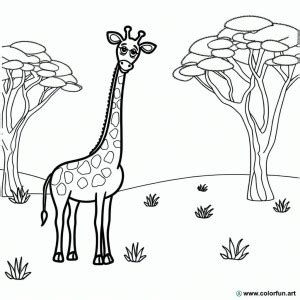 Coloriages De La Savane Coloriages Gratuits Pour Enfants Colorfun Fr