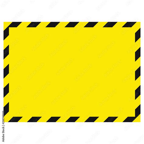 Black And White Caution Border