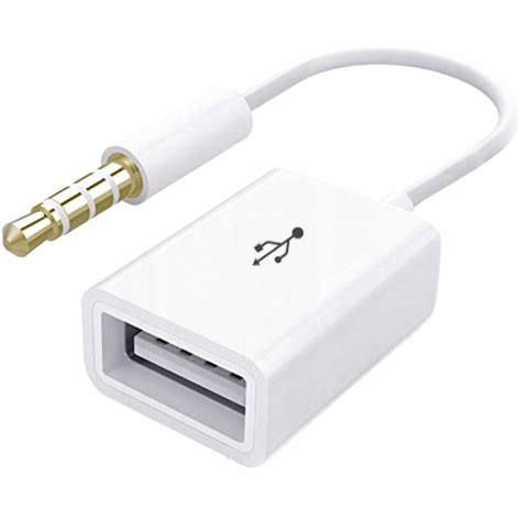 Kabel Adapter PrzejŚciÓwka Przelotka Mini Jack 3 5mm Aux Na Usb Otg Host Sklep Opinie Cena W