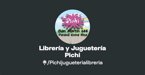 Librería y Juguetería Pichi Instagram Facebook TikTok Linktree