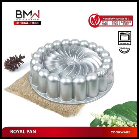 Jual Loyang Premium Pan Loyang Marmer Cake Moskow Classic Mahkota Pan