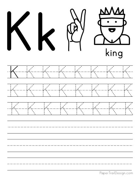 Letter K Tracing Worksheets Letter Worksheet Tracing Workshe