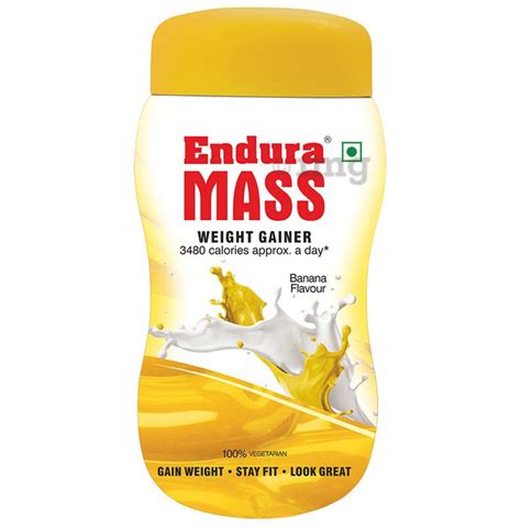 Endura Mass Weight Gainer Banana Buy Jar Of 500 Gm Powder At Best