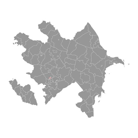 Stepanakert city map, administrative division of Azerbaijan. 30216750 Vector Art at Vecteezy