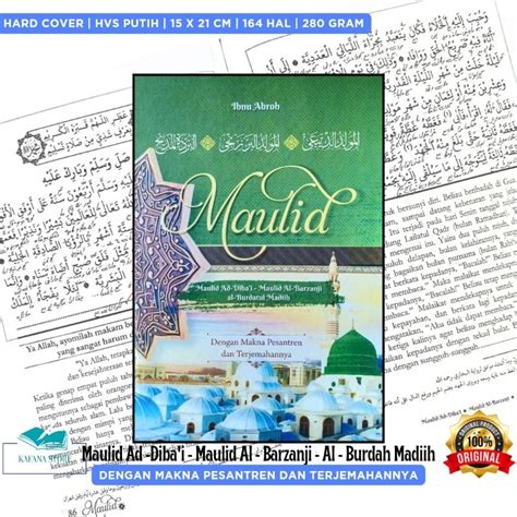 Jual Terjemah Kitab Al Maulid Diba Maulid Al Barzanji Burdah