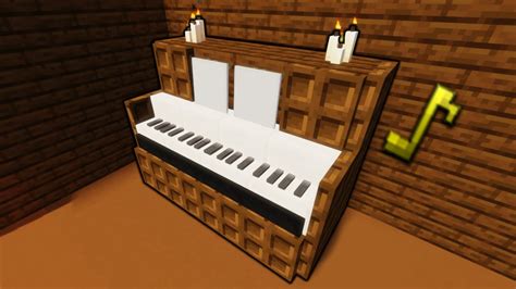 Como Fazer Um PIANO No Minecraft SEM MODS YouTube