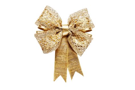 Gold Glitter Bow Png