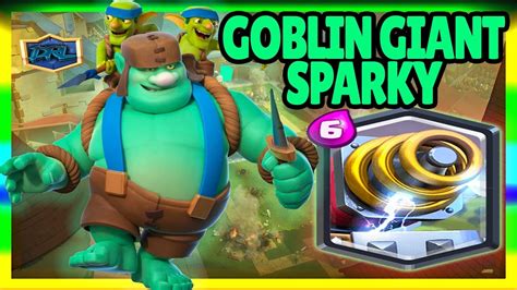 GOBLIN GIANT SPARKY ROYAL GHOST MEGA MINION BAIT DECK Clash Royale