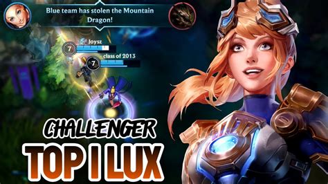 Wild Rift Top 1 Lux Challenger Ranked Youtube