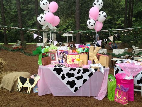 Pin By Alex Lopez On Kiaras Party Cow Birthday Parties Barnyard