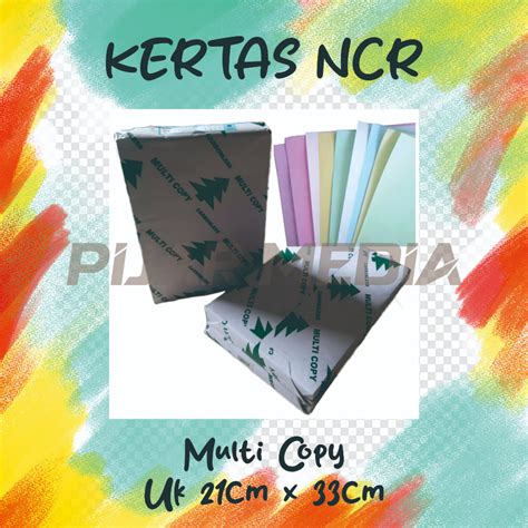 Jual Kertas Carbon Nota Ncr Multi Copy Top Middle Bottom Shopee Indonesia