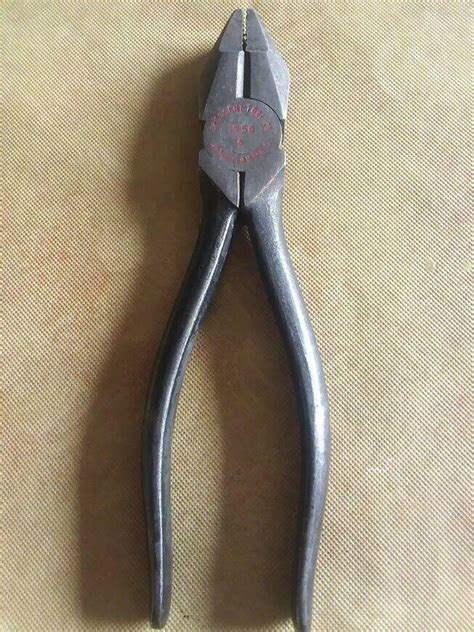 Group Of Vintage Needle Nose Pliers Lineman Pliers Crescent Boker