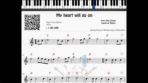 My Heart Will Go On Tutorial Partitura F Cil Youtube