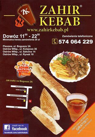 Zahir Kebab Pleszew Bogusza A Restaurant Reviews Photos Phone