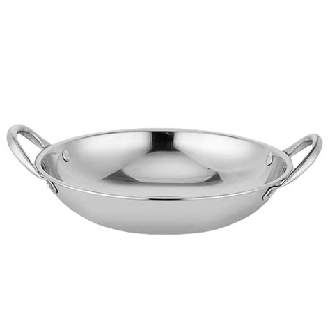 Sexagesimo Stainless Steel Wok Pan For Induction Cooktops And Hot Pot