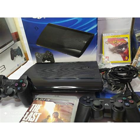 PS3 PlayStation 3 Super Slim 2 Controles Caixa Original Play