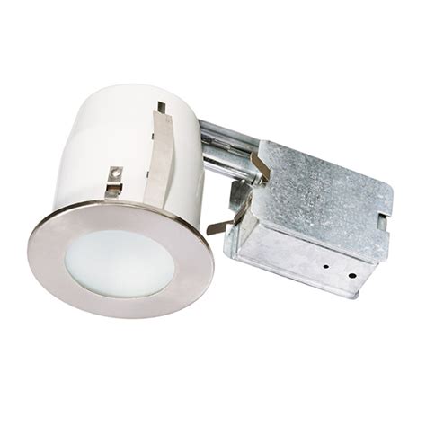 Bazz Recessed Dimmable Light For Damp Locations 3 78 In Dia Brushed