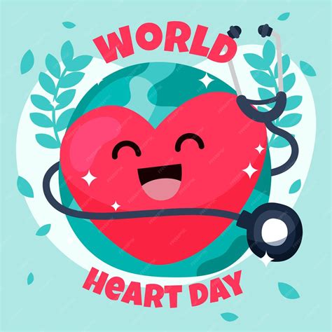 Free Vector | World heart day hand-drawn design