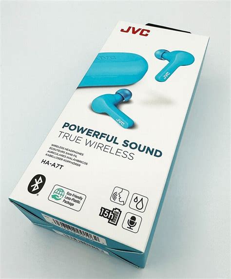 Jvc Ha A7t Powerful Sound True Wireless Sports Earphones Blue My Outlet Store