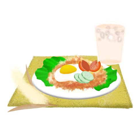 Delicious Indonesian Fried Rice Food Image Fried Rice Indonesian Food Fried Egg Png