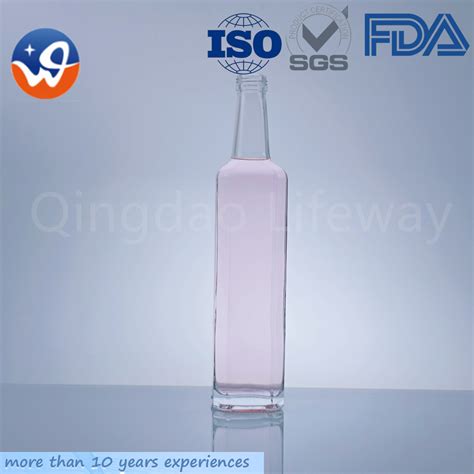 Screw Cap Customized 500ml 700ml 750ml Extra Flint Glass Bottle For Gin Vodka Rum Whiskey Liquor