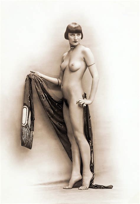 S Antique French Nude Woman Photograph Roaring Twenties Etsy