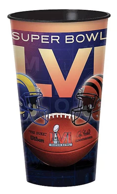 Nfl Licensed Super Bowl Lvi 56 Souvenir Cups 32oz Ebay