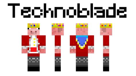 Technoblade Skin Template