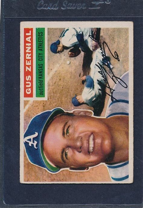 Topps Gb Gus Zernial A S Vg Ex T Ebay