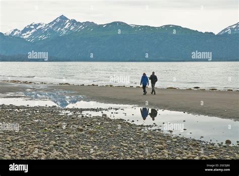 Homer spit beach Stock Photo - Alamy