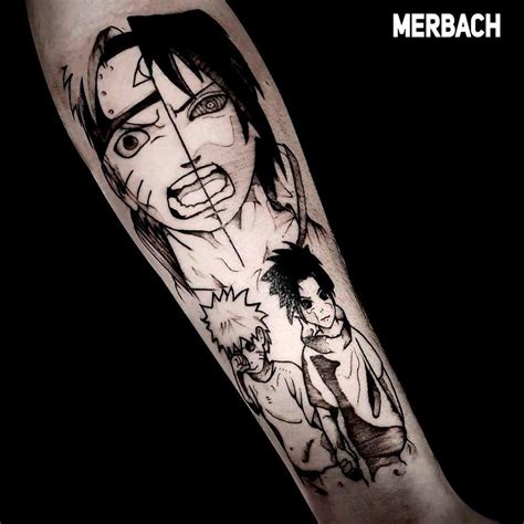 Tattoo Naruto E Sasuke Blackwork Topzerah