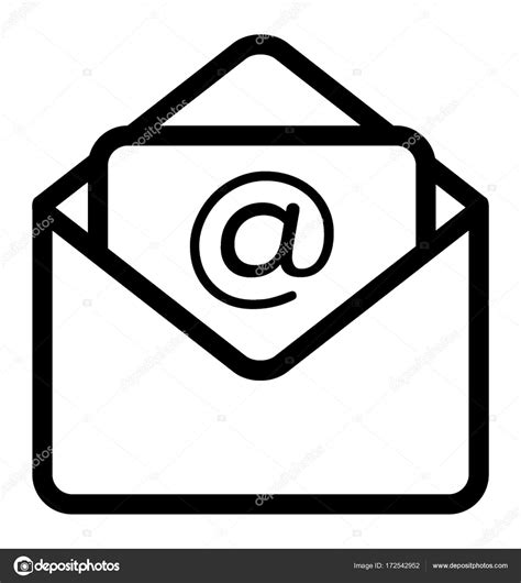 Email Vector Icon Stock Vector Image By ©vectorsmarket 172542952