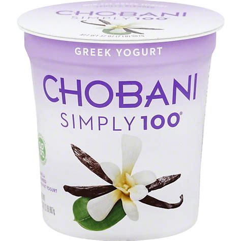 Chobani Simply 100® Vanilla Blended Non Fat Greek Yogurt 32 Oz Tub