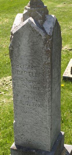 Elisabeth Capelle M Morial Find A Grave