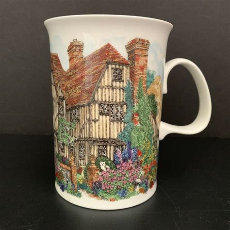 Dunoon Coffee Mug Manor Houses Designed By Sue Scullard Bone China