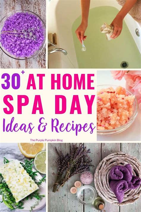 At Home Spa Day Ideas Recipes