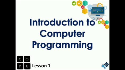 Introduction To Computer Programming For Beginners YouTube