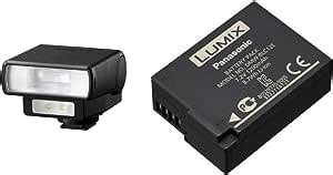 Panasonic Lumix Dmw Fl L Externes Blitzlicht Schwarz Panasonic