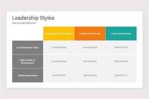 Leadership Styles Powerpoint Template Nulivo Market