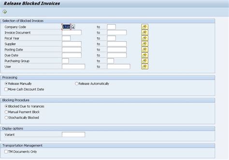 Sap Invoice Verification