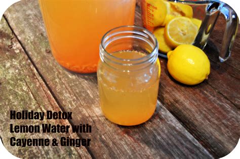 CAYENNE GINGER DETOX WATER