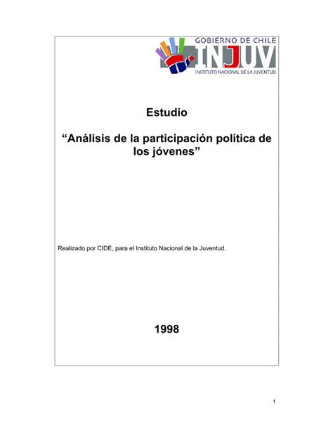 PDF An Lisis De La Participaci N Pol Tica De Los J