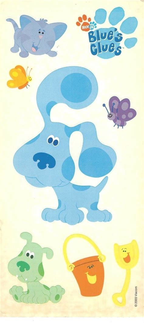 Sandylion Blues Clues Scrapbooking Stickers 5 X 12 Blues Clues