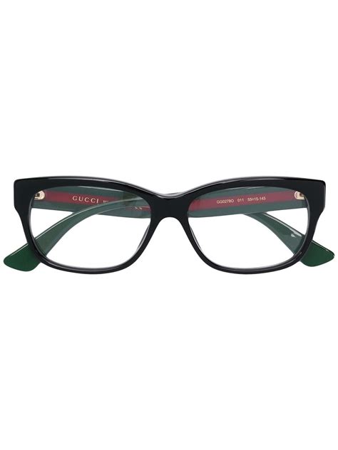 Gucci Eyewear Rectangular Frame Glasses Farfetch