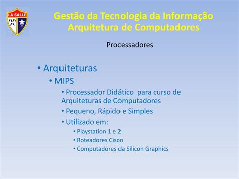 Ppt Arquitetura De Computadores Powerpoint Presentation Free